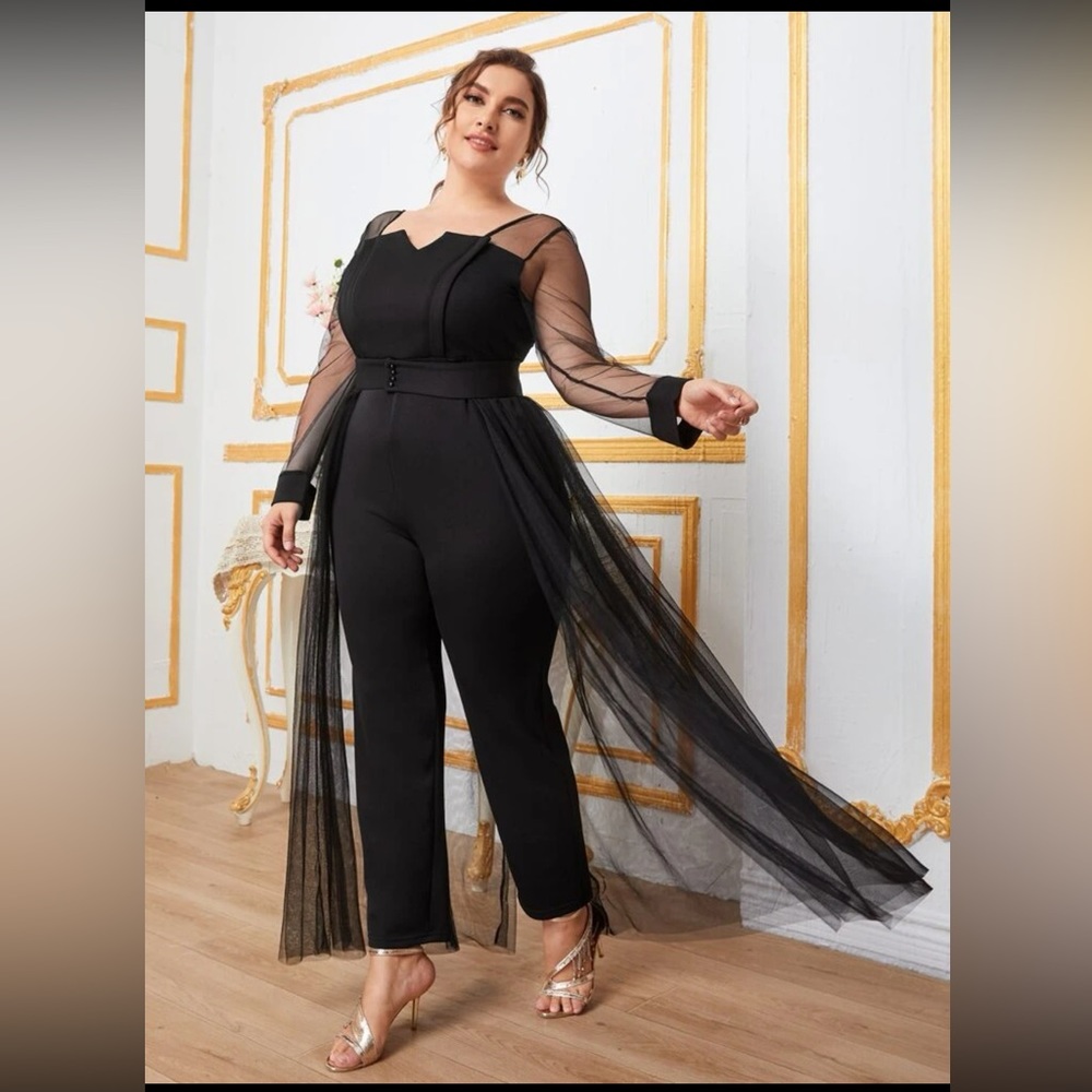 Black fancy jumpsuit